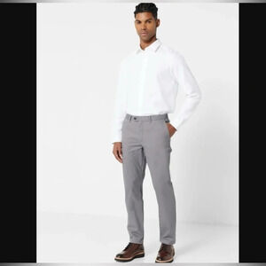 Ted Baker Mens Slim Fit Plain Chino Pants, Grey size 38R, NWT